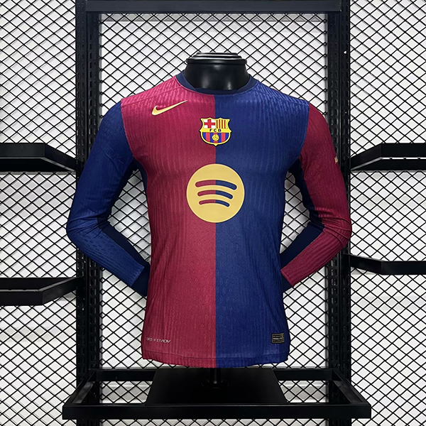 AAA Quality Barcelona 24/25 Home New Sponsor Long(Player)